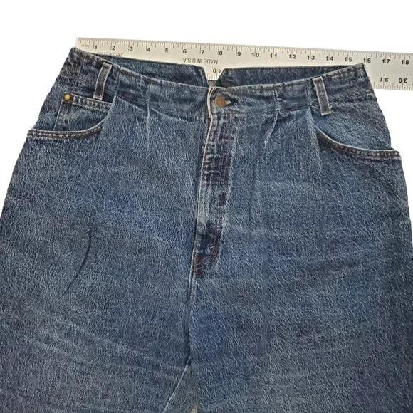 Vtg 80s USA Levis 921 S 18 (31x31 14" High Rise) Mom Tapered *Hemmed* Jeans A14 - Picture 3 of 11
